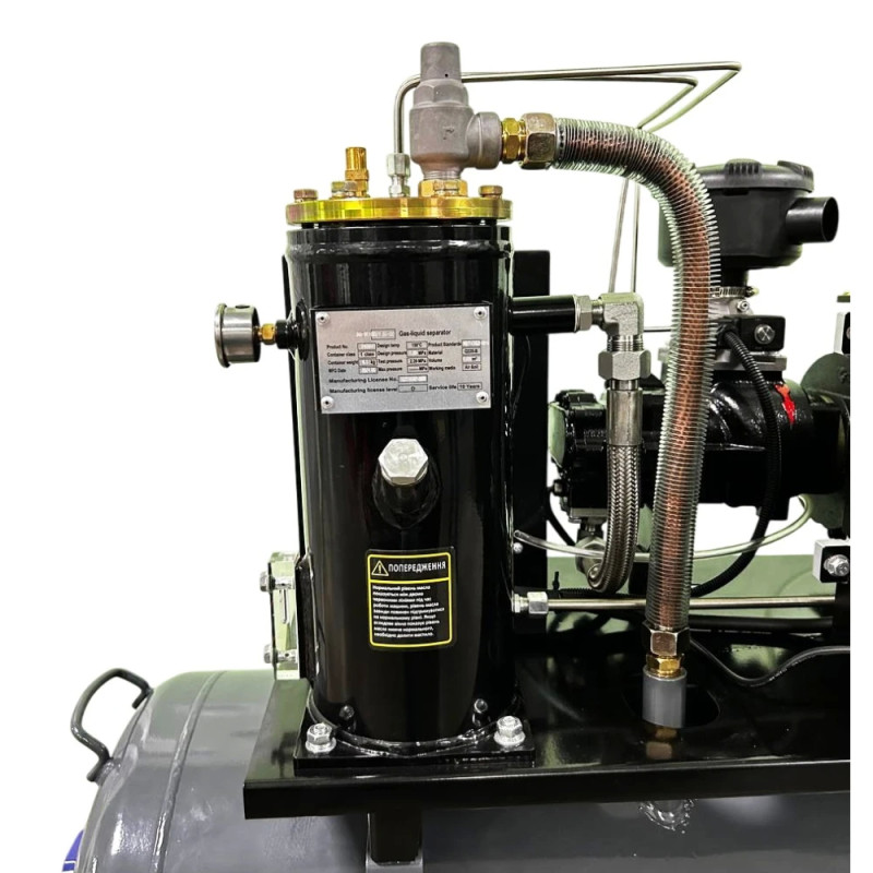 Гвинтовий повітряний компресор 200 л GTM DLG5.5V масляний (DLG5.5V)