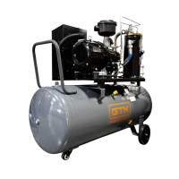 Гвинтовий повітряний компресор 200 л GTM DLG7.5V/inv масляний 380В/інвертор (DLG7.5V/inv)