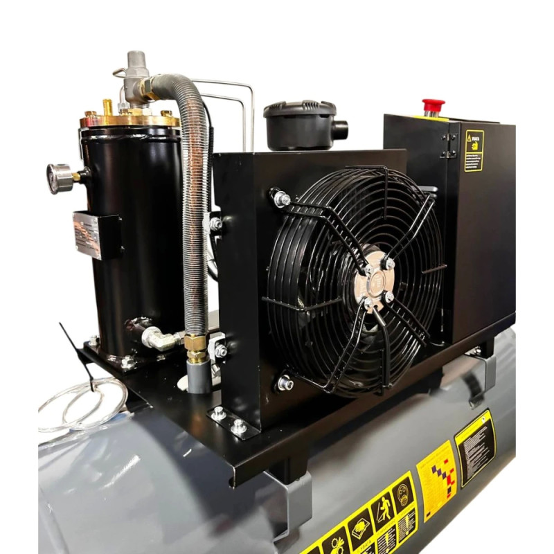 Гвинтовий повітряний компресор 200 л GTM DLG5.5V/inv масляний 380В/інвертор (DLG5.5V/inv)