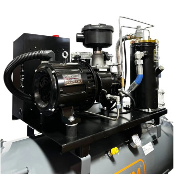 Гвинтовий повітряний компресор 200 л GTM DLG5.5V/inv масляний 380В/інвертор (DLG5.5V/inv)
