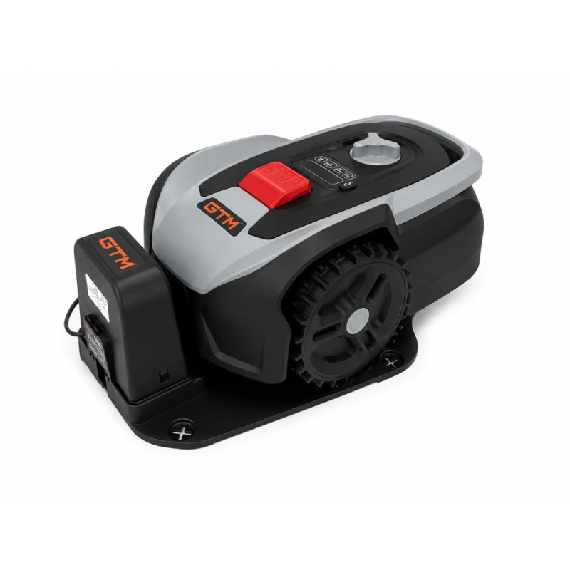 Газонокосарка-робот GTM RLM500/16W 500 кв.м із зарядною станцією та комплектом для встановлення (RLM500/16W)
