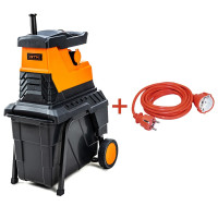 Садовий подрібнювач GTM MS2800/45 KIT + подовжувач 10м (MS2800/45_KIT+ext.cord)