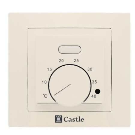 Терморегулятор механічний Castle AC308H слонова кістка