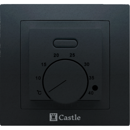Терморегулятор механічний Castle AC308H чорний