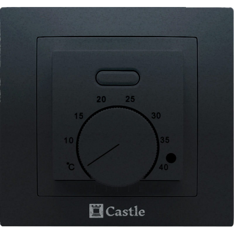 Терморегулятор механічний Castle AC308H чорний