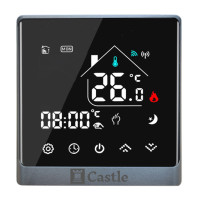 Сенсорний програматор Castle AC8400H S чорно-сріблястий