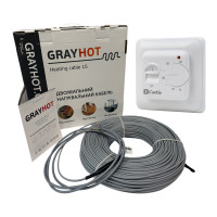 Комплект теплої підлоги з термостатом GrayHot 150 Вт/м² (під плитку)