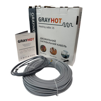 Тепла підлога GrayHot (Україна) 150 Вт/м² кабель під плитку