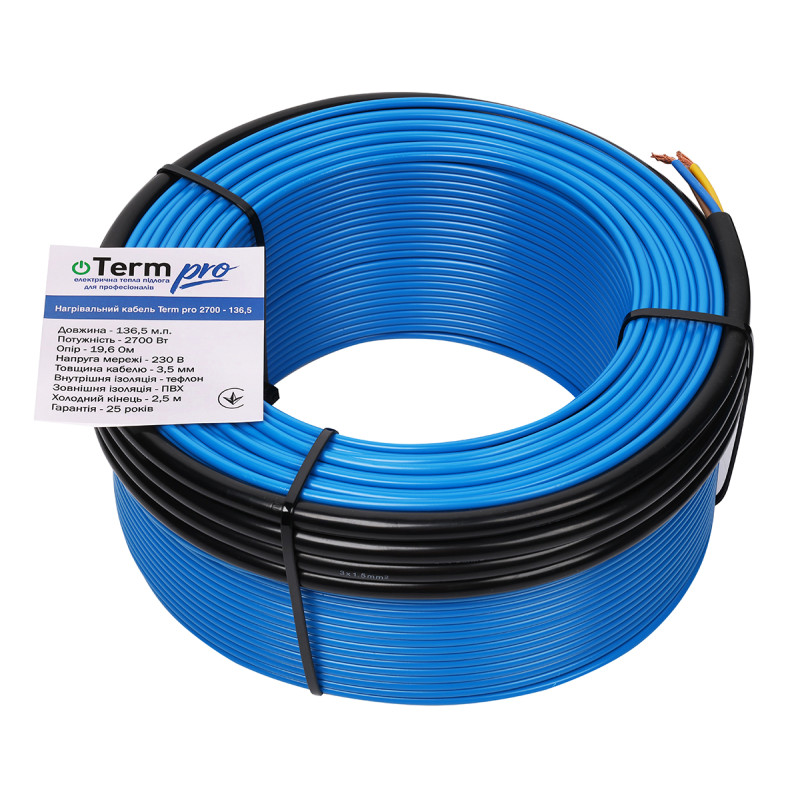 Тепла підлога TERM PRO 200 Вт/м² (під плитку, у стяжку)