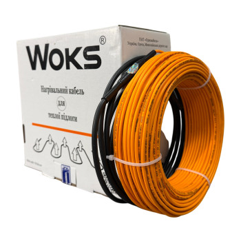 Тепла підлога Woks (Україна) 180 Вт/м² кабель під плитку